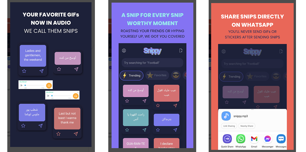 Snippy software interface screenshot 1