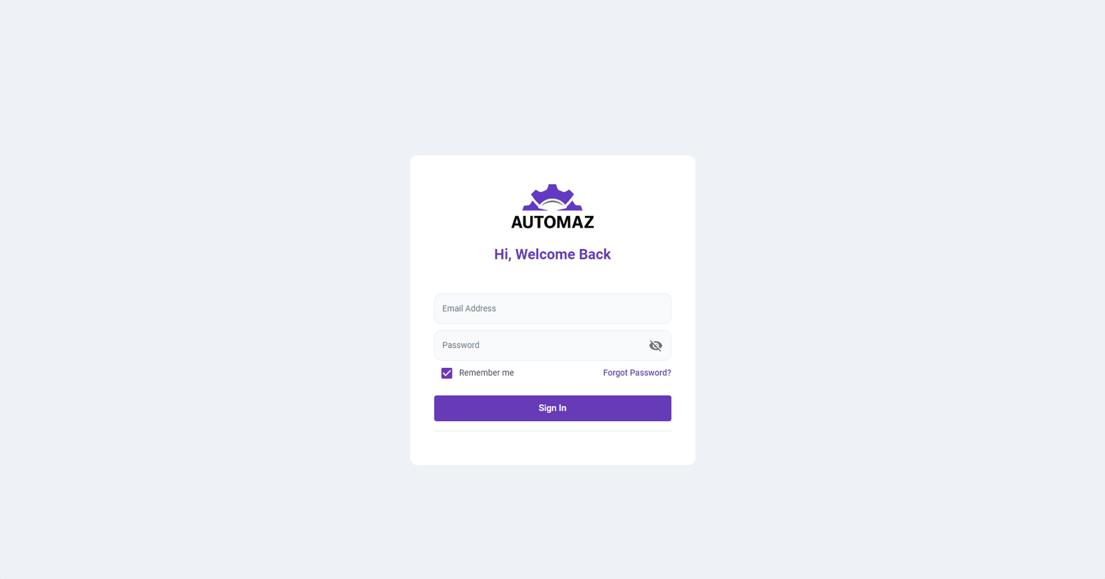 Automaaz software interface screenshot 1