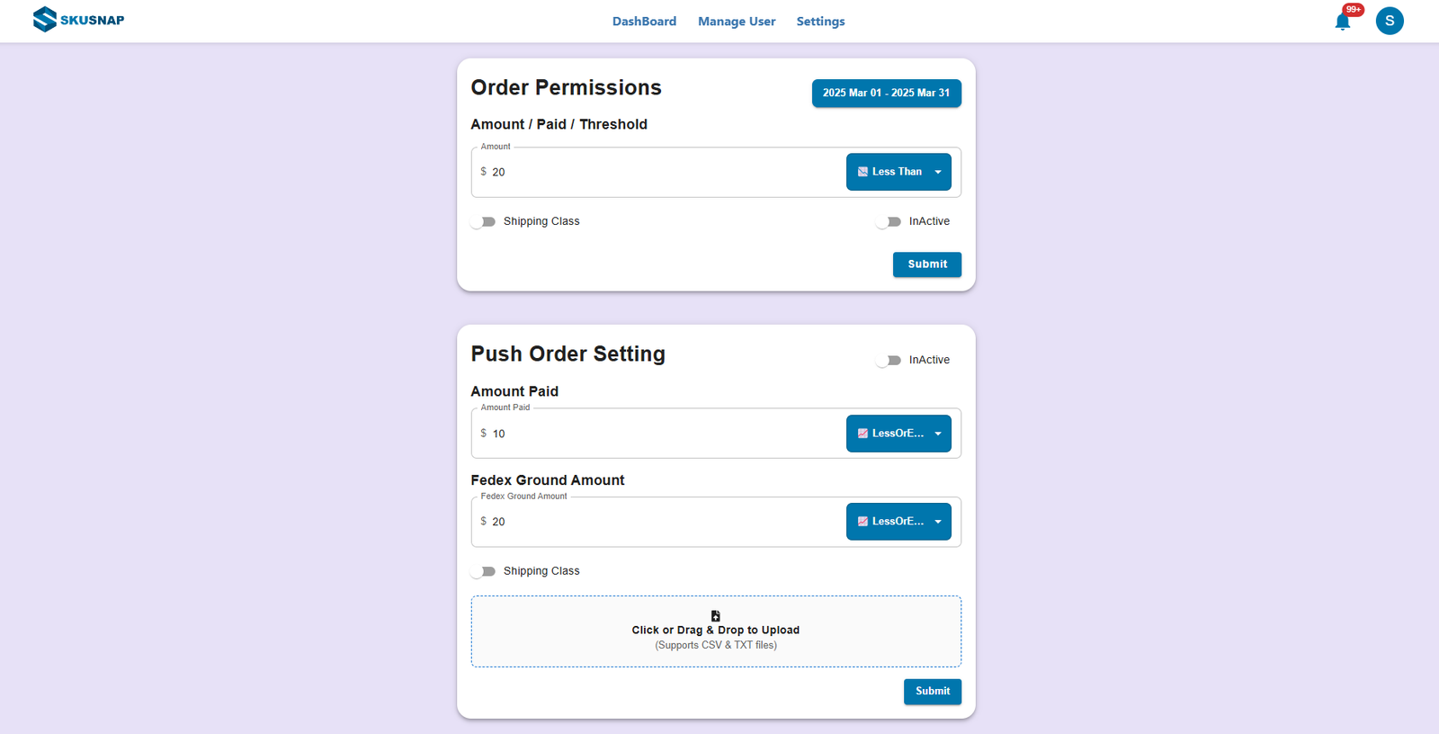 Sku Snap software interface screenshot 4